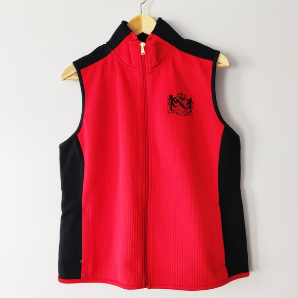 Lauren Ralph Lauren Jackets & Blazers - Lauren Active Ralph Lauren Red and Black Vest XL